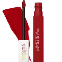 Großhandel Bio Lip gloss Matte Velvet High Pigment Rubinrote Lippen tinte Fleck Flüssiger Lippenstift Antihaft Wasserdichter Lip gloss Tönung