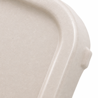 Conteneur alimentaire jetable avec couvercle, boîte à emporter rectangulaire, boîte à lunch, conteneur de préparation de repas pour restaurant, restauration, logo personnalisé