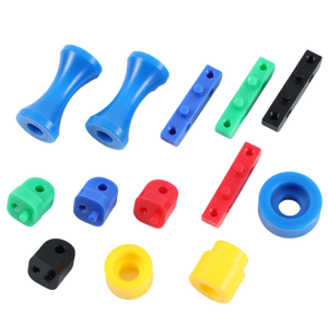 custom bearing retainer machined injection pvc abs delrin engineering hdpe peek nylon pom ptfe machining cnc plastic parts