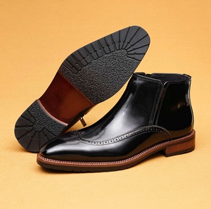 Mocasines Oxford de Cuero para Hombre, Cómodos, Antideslizantes, Transpirables, Ligeros, Casuales, para Oficina, Impermeables, con Diseño Floral - Product Image 3