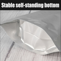 Pochette refermable personnalisée en PET métallisé/aluminium, fabricant d'emballages flexibles OEM