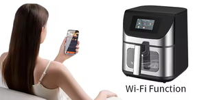 Nuevo Diseño Freidora de Aire de 7L, 8L, 10L con Pantalla TFT Real y Control Wi-Fi, Freidora de Aire Digital Inteligente con Pantalla TFT, Nuevo Diseño 7L, 8L, 10L Real - Product Image 4