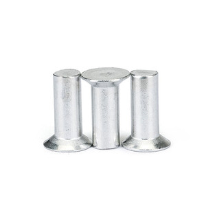 Remache sólido de aluminio M4 AL 6061 7075 pulido, redondo, delgado, tipo hongo, ovalado, de cabeza plana avellanada DIN660 DIN302 DIN7338 - Product Image 4