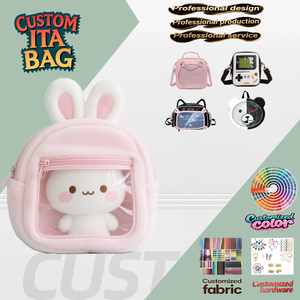 <span class=keywords><strong>Sac</strong></span> Ita personnalisé DIY transparent à bandoulière Kawaii <span class=keywords><strong>japonais</strong></span> pour uniforme scolaire JK et jeux - Product Image 2
