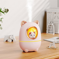 Livraison directe, humidificateur d'air Portable de 200ml, humidificateur d'aromathérapie mignon, Mini atomiseur ultrasonique, humidificateur d'air USB pour voiture et maison
