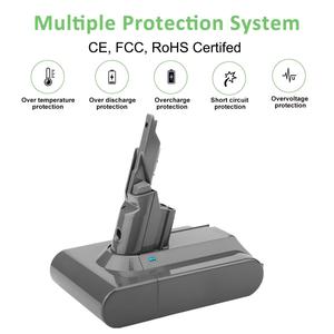 Baterí<span class=keywords><strong>a</strong></span> de Repuesto de 21.6V para Aspiradora Inalámbrica Dy-son V8 2Ah/2.5Ah/3Ah/3.5Ah/4Ah, Baterí<span class=keywords><strong>a</strong></span> de Litio de Repuesto - Product Image 2