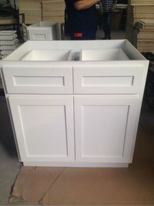 Asie du sud-est usine standard Américain en bois massif armoires de cuisine vente - Product Image 3