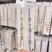 Gelang Baja Anti Karat Lapis Emas 18K Laris Manis, Tahan Kusam, Berbagai Model, Perhiasan Wanita untuk Pemakaian Sehari-hari, Tersedia Grosir