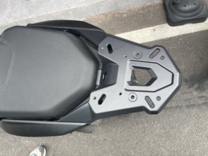 Support de Top Case en Alliage d'Aluminium pour <span class=keywords><strong>Moto</strong></span> Zontes 150X - Porte-Bagages Arrière pour Scooter - Product Image 5