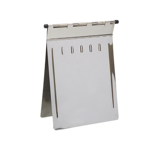 Beautiful Stainless Steel Medical Record <b>Folder</b> 230x320mm Thickened Metal <b>File</b> Holder For Hospital Patient <b>Files</b> - Product Image 1