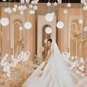 Venta Directa de Fábrica, Accesorios para Bodas, Luces Decorativas de Burbujas de 15 cm para Hoteles y Escenarios, Candelabros de Burbujas para Salones de Boda - Product Image 1