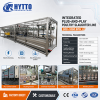 Équipement d'abattage avicole industriel portable, ligne d'abattage de poulets, équipement d'abattage, système agricole