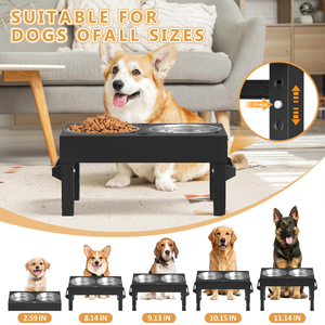Factory Wholesale Elevated Stainless Steel Detachable Pet Bowl Portable <b>Cat</b> and Dog Feeding Bowl - Product Image 6