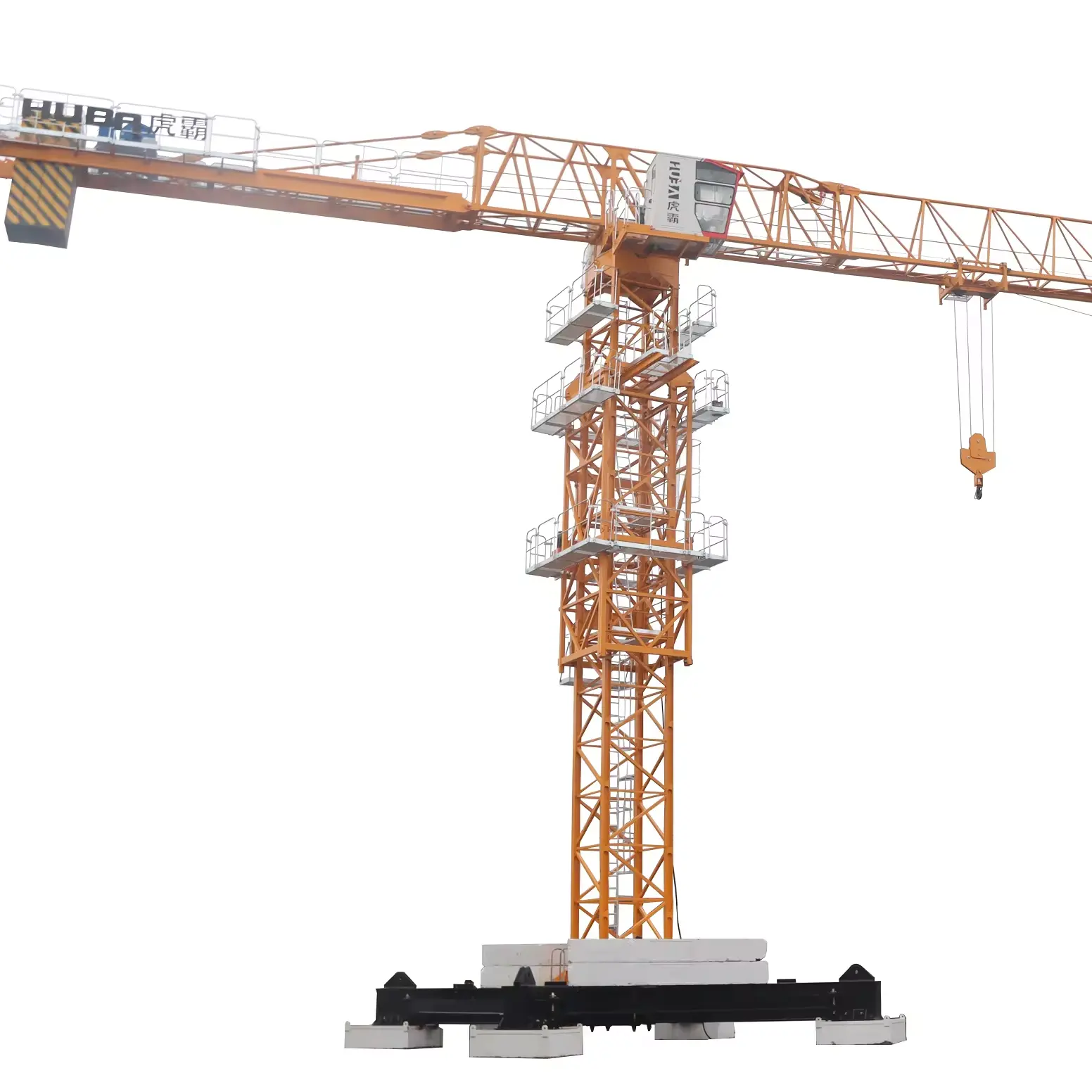 HUBA Flat Top Tower Crane T7535-18 18ton 75m jib price