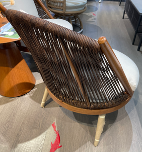 Fauteuil inclinable moderne en bambou simple, confortable, pour <span class=keywords><strong>balcon</strong></span>, avec <span class=keywords><strong>table</strong></span> et service à thé, pour usage extérieur, style chinois, sans assemblage - Product Image 6