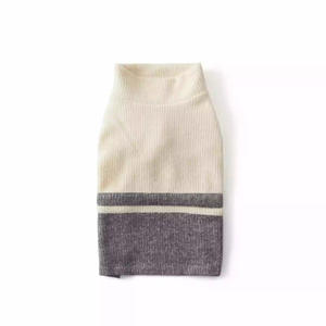 Qiqu fournisseur personnalisé pull pour chien de luxe élégant et confortable <span class=keywords><strong>teckel</strong></span> <span class=keywords><strong>bicolore</strong></span> chemise d'hiver pour animaux de compagnie avec motif rayé mignon - Product Image 2