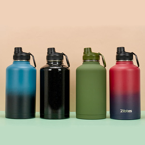 64 oz 128OZ 2L nửa Gallon bia growler Jug công suất lớn kích thước chân không cách nhiệt chai nước bằng thép không gỉ 64 oz - Product Image 6