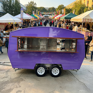 Outdoor Restaurant Camper Food Trailer Double Axle <b>Small</b> Food Trailer Food Container Trailer - Product Image 6