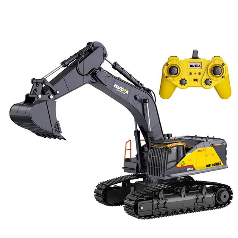 HUINA 1/14 scale 22 channel upgrade full functional construction vehicles remote control excavator rechargeable rc truck