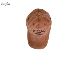 Casquette de baseball EVELYN imperméable et respirante 100 % coton, réglable, avec visière et lettre brodée, unisexe, pour enfants, toutes saisons