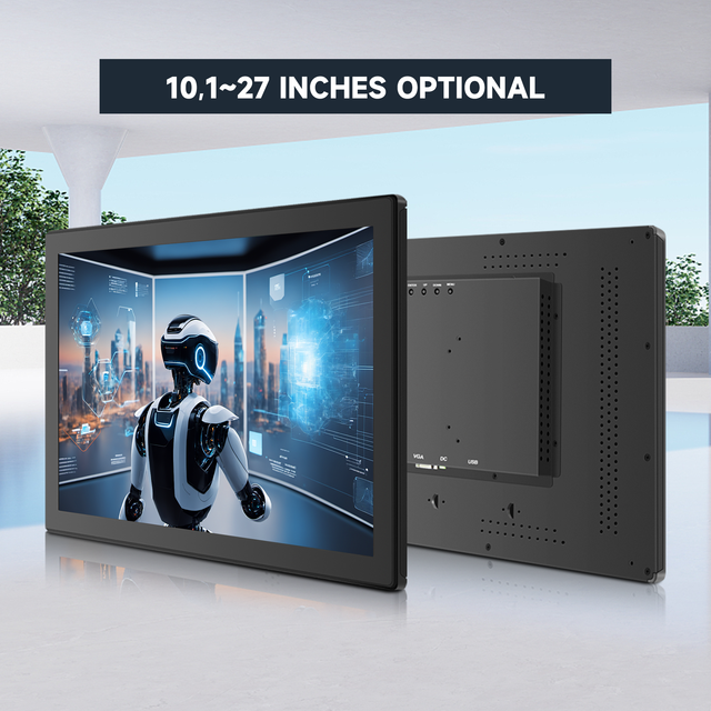 1000-1500Nits Sunlight Readable Polarized Light IP65 Waterproof Industrial Grade Touch Screen Monitor