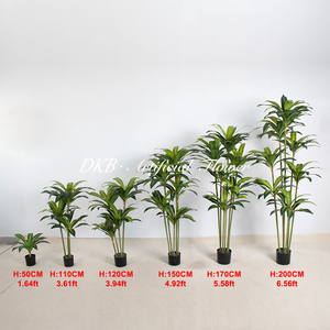 DKB Outdoor Artificial Green Plant for Aquarium Decorative <b>Plastic</b> <b>Tree</b> with Cement Pot on Sale - Product Image 2