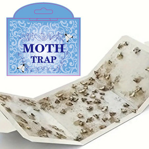 Pièges à mites en papier adhésif pour la lutte antiparasitaire des mites des vêtements, des armoires et des garde-manger, vente en gros - Product Image 4