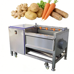 Máquina de lavado y pelado de patatas y vegetales de alta capacidad de acero inoxidable para raíces, con certificación CE - Product Image 1