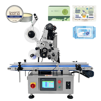 Machine d'étiquetage automatique de surface plane à écran tactile PLC pour cartons, boîtes, boîtes de conserve cosmétiques, contenants alimentaires en plastique, sachets