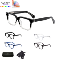Gafas Graduadas, Monturas y Lentes Ópticas, Nueva Tendencia, Montura Clásica de Acetato de Alta Calidad, Logotipo Personalizado, Venta al Por Mayor para Hombre y Mujer