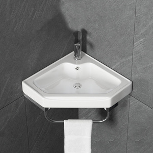 Salle de bain moderne mueble lavamano evier lavatorio lavabo d'angle vanité design éviers utilitaires évier de salle de bain mural - Product Image 5