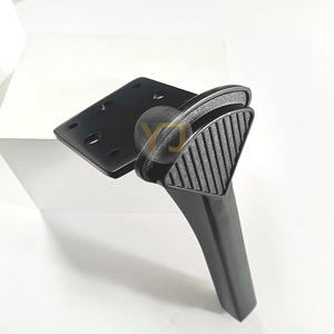 Aluminum Alloy Furniture Legs Black Heavy Duty Industrial Design For Sofa Cabinet Coffee Table TV Stand - Product Image 1