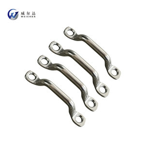 Plaques <span class=keywords><strong>de</strong></span> fixation en acier inoxydable poli miroir pour kayaks, bateaux, canoës et boucles <span class=keywords><strong>de</strong></span> <span class=keywords><strong>pied</strong></span> (Footman Loops) - Product Image 2