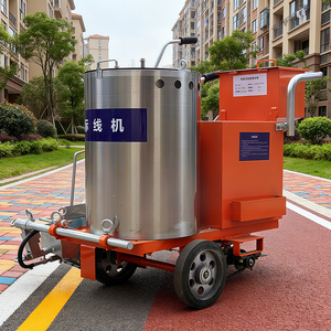 Máquina Multifuncional Termoplástica para <span class=keywords><strong>Pintar</strong></span> y Marcar Líneas en Carreteras <span class=keywords><strong>con</strong></span> Bomba para Construcción, Nueva - Product Image 6