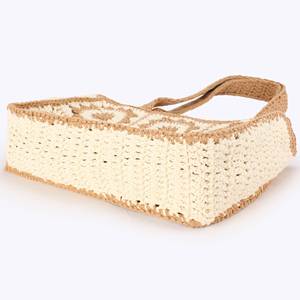Nouveau Sac Tissé en Coton Fait Main au Crochet avec Patchwork 2026 pour Femme – Polyvalent, Tendance, Fermeture Éclair – Idéal Plage, Vacances, Bureau, Trajet Quotidien - Product Image 4