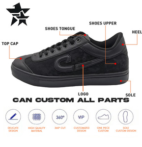 Zapatillas Deportivas Casuales de Lujo para Hombre, con Cordones, Transpirables, Ligeras, Negras, para Caminar, con Logotipo Personalizado - Product Image 2