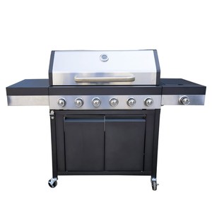 New Extra Large Party <strong>6</strong> <strong>Burner</strong> Barbecue Grill Outdoor <strong>Gas</strong> <strong>BBQ</strong> Grill with Side <strong>Burner</strong> - Product Image 2