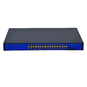 HJSCCD Hongjin 24 Port Gigabit <b>PoE</b> <b>Switch</b> Enterprise Network Rack Mount 24V Power Supply - Product Image 1