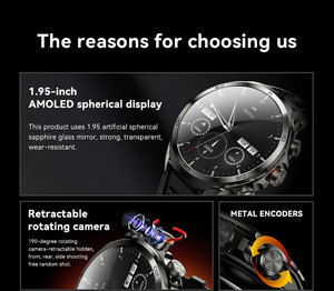 Reloj Inteligente en Oferta con Cámara Giratoria, Pantalla AMOLED Redonda, Resistente al Agua, 8+128GB de RAM y <span class=keywords><strong>ROM</strong></span>, Tarjeta SIM 5G, Batería de Larga Duración - Product Image 2