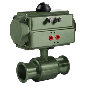 Vente de liquidation B2B Covna, vanne à bille pneumatique à double action, 2 voies, tri-clamp, sanitaire, acier inoxydable de qualité alimentaire - Product Image 5