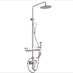 ชุดฝักบัวอาบน้ำสแตนเลสสตีลเกรด 304 รุ่น DFS1221 ดีไซน์หรูหรา พร้อมฝักบัวแบบเรนชาวเวอร์และฝักบัวแบบมือถือ - Product Image 1