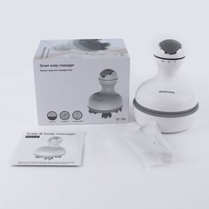 卸売電気スカルプマッサージ器コードレススマートポータブルワイヤレス電気ミニ指圧脳スパスカルプヘッドマッサージャー - Product Image 4