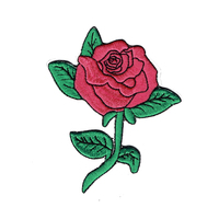 Patchs brodés personnalisés, fil doré métallique, applique florale à coudre ou thermocollante pour vêtements, robes, jeans, sacs