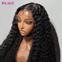 Perruques de cheveux vietnamiens bruts 15A, 100 % cheveux humains, vente en gros de perruques de cheveux humains vierges, meilleur fournisseur de perruques bouclées birmanes HD Lace