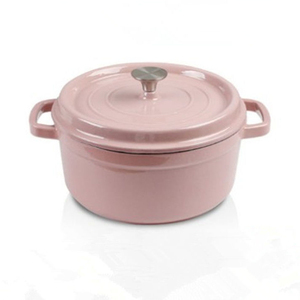 <span class=keywords><strong>Debien</strong></span> Batteries de cuisine en fonte émaillée colorée antiadhésive robuste – Design minimaliste, compatible four et lave-vaisselle - Product Image 4