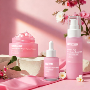 Productos Avanzados para el <span class=keywords><strong>Cuidado</strong></span> de la Piel con PDRN Rosa, 3 Piezas, Péptidos de Colágeno Rosa con ADN de Salmón, Reparación de la Barrera Cutánea, Suaviza las Arrugas, Ilumina y da Brillo - Product Image 1