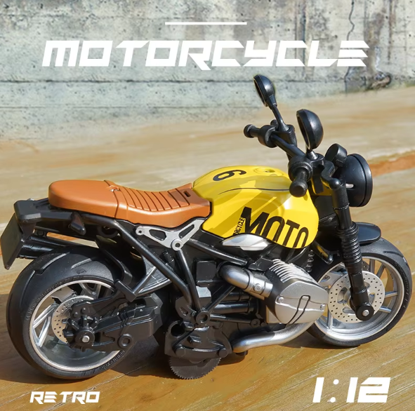 1/12 Giallo Latte Con casco