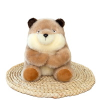 Personnalisé : Animal sérieux, Monsieur Peluche petite animale, compagnon de bureau, cadeau anti-stress d'anniversaire, rembourrage en coton PP
