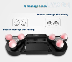 Oreiller <span class=keywords><strong>de</strong></span> <span class=keywords><strong>massage</strong></span> Shiatsu LUYAO pour le cou <span class=keywords><strong>et</strong></span> les épaules avec chaleur, <span class=keywords><strong>massage</strong></span> profond des tissus 3D, <span class=keywords><strong>coussin</strong></span> <span class=keywords><strong>de</strong></span> <span class=keywords><strong>massage</strong></span> dorsal pour soulager la douleur - Product Image 2