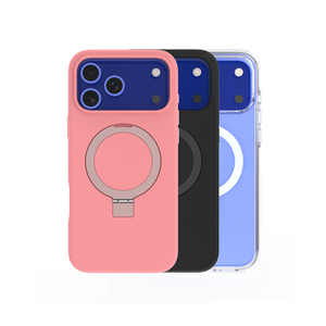 Tốt Nhất Bán 2.8Mm TPU PC Trường Hợp Điện Thoại Cho <span class=keywords><strong>Iphone</strong></span> 17 Không Khí 17 Pro Max Phổ Biến Vòng Dưới Đứng Di Động Phụ Kiện - Product Image 1